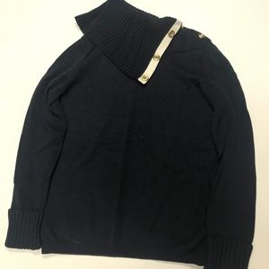 Banana Republic Button-Up Cowl Neck Sweater